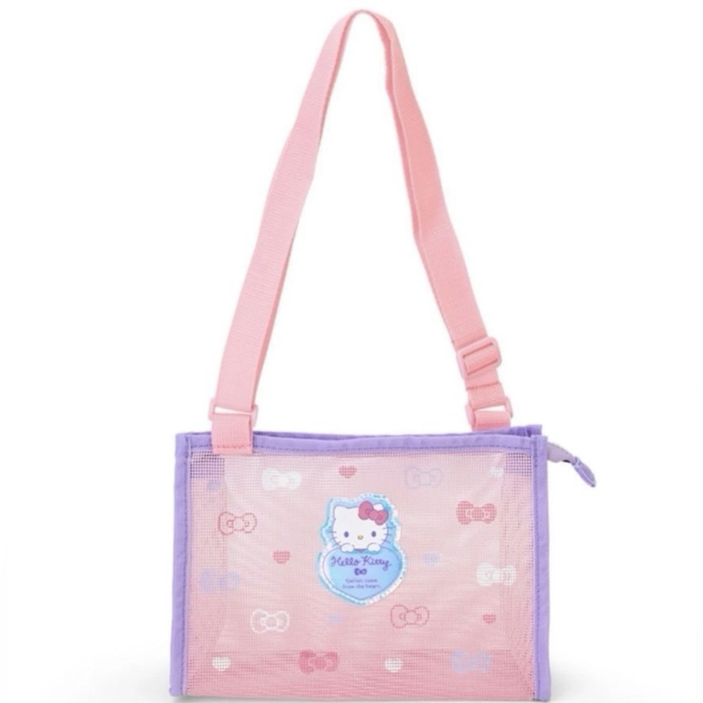 Hello Kitty Kawaii Hearts and Bows Girls Shoulder Crossbody Bag NWT Sanrio Gift